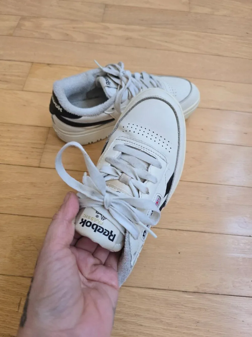 Reebok | Club C Double Revenge white leather retro sneakers | WMS 6
